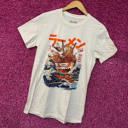 The Great Ramen Kaiju Monster Beige Tshirt size Small