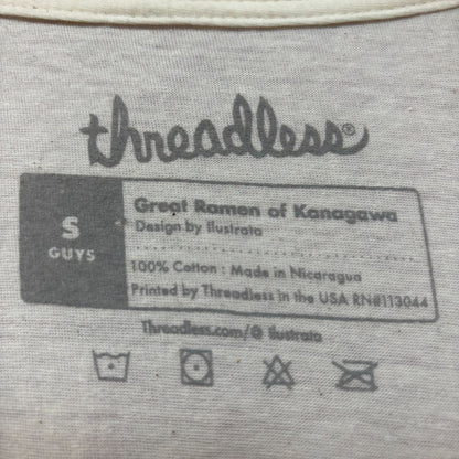 The Great Ramen Kaiju Monster Beige Tshirt size Small