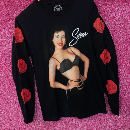 Selena Queen of Tex Mex Long Sleeve Tshirt Size Small