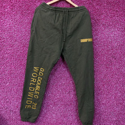 Snoop Dogg D.O. Double G 213 Worldwide Sweatpants XL