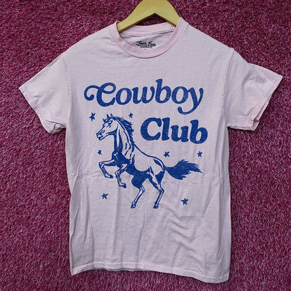Junk Food Cowboy Club Graphic T-Shirt XS