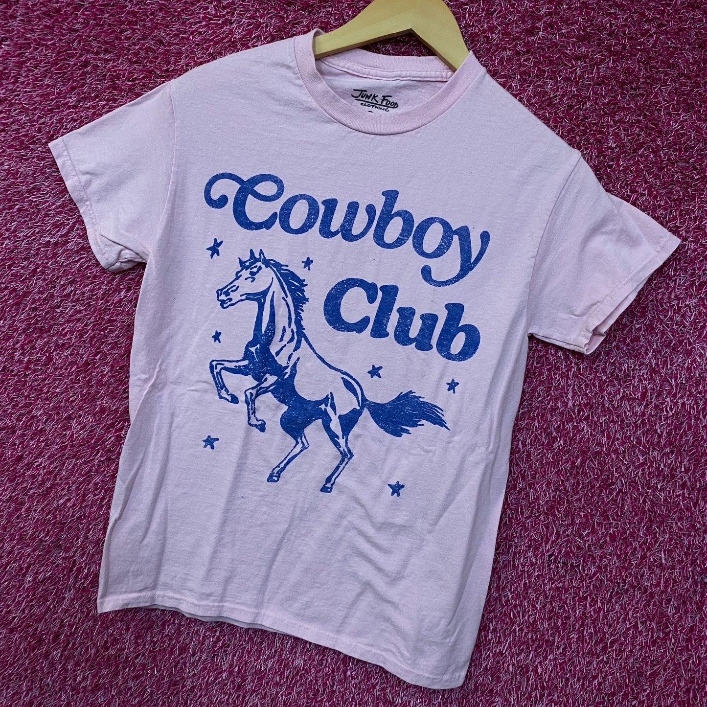 Junk Food Cowboy Club Graphic T-Shirt XS