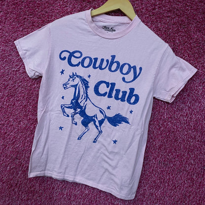 Junk Food Cowboy Club Graphic T-Shirt XS