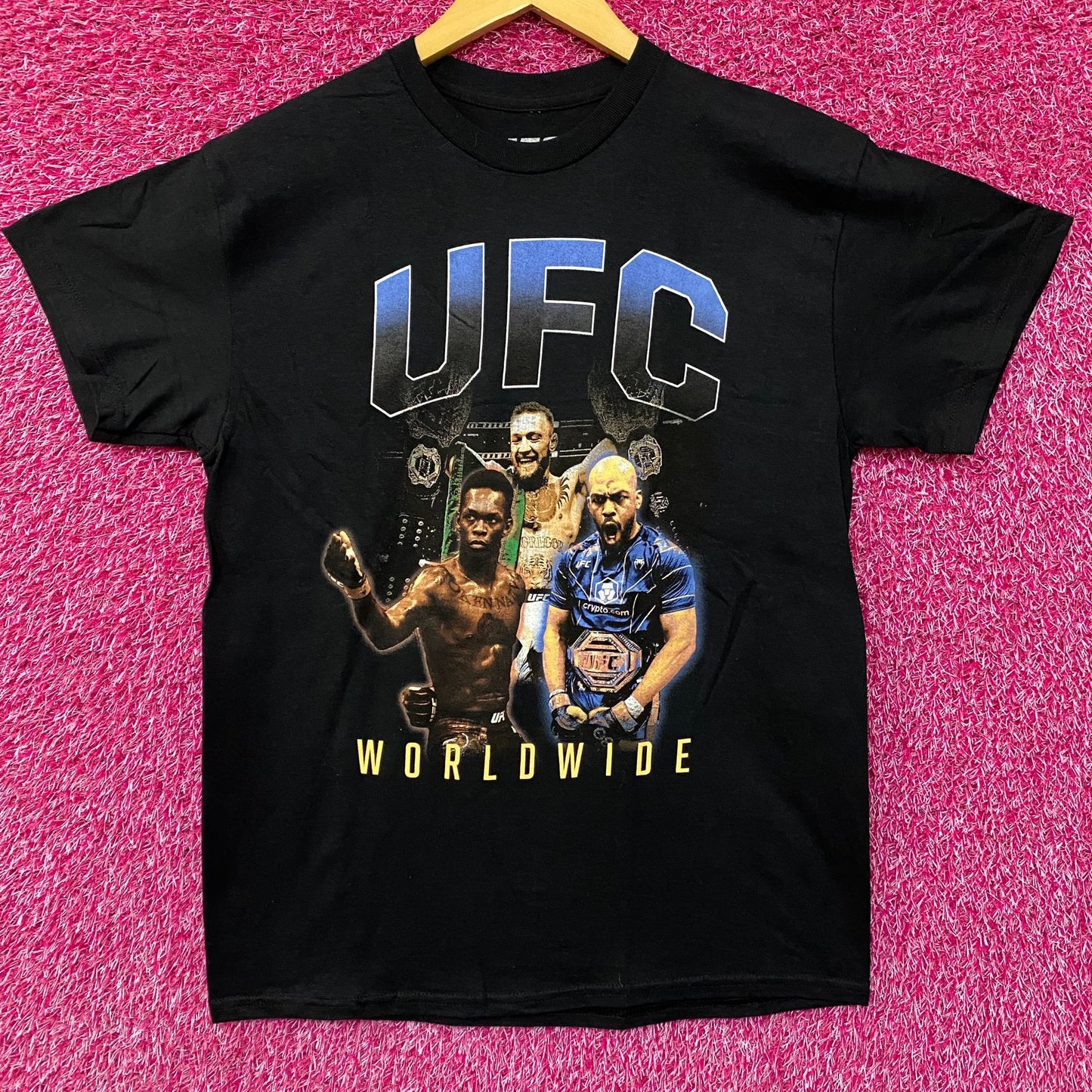 UFC WorldWide Conor McGregor, Jon Jones, Israel Adesanya T-Shirt Medium