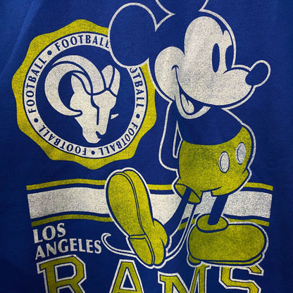 Junk Food X Disney Los Angeles Rams crewneck sweater 2XL