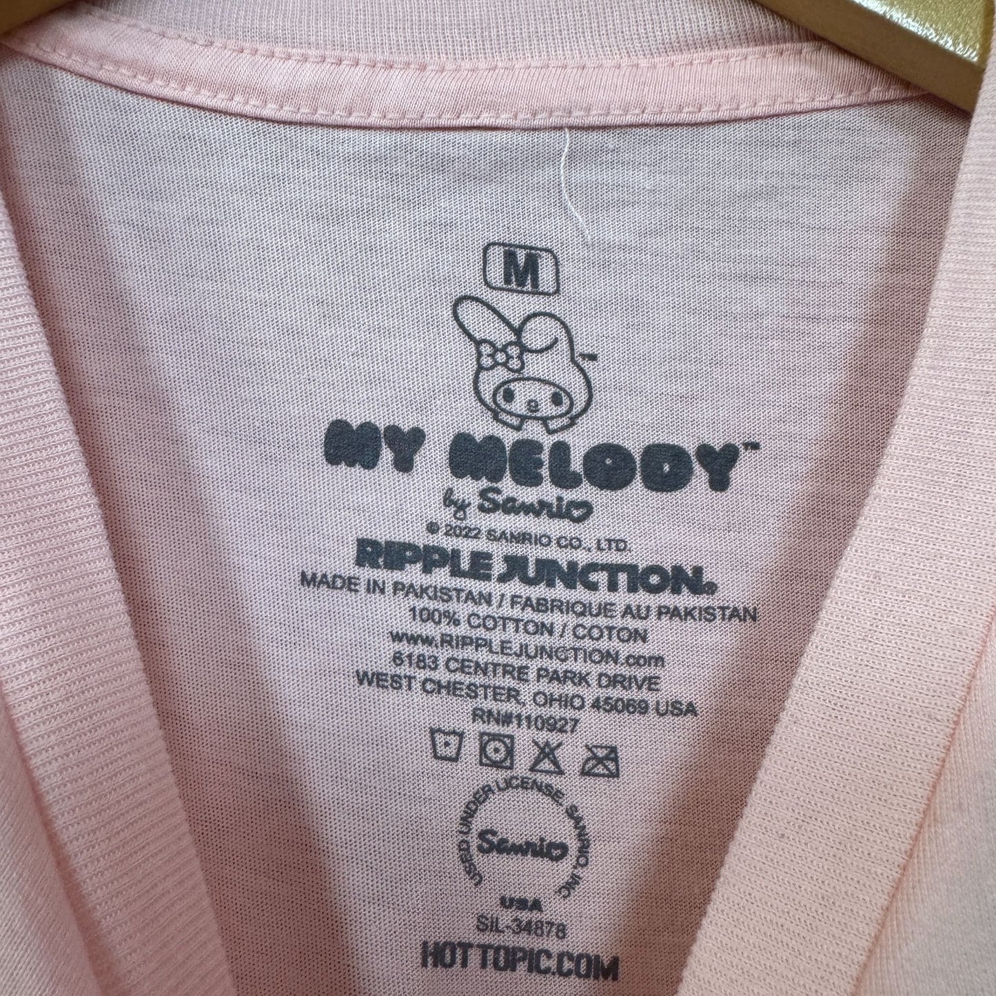 My Melody Spooky Astro Witch Kawaii Sanrio Women’s Tee M