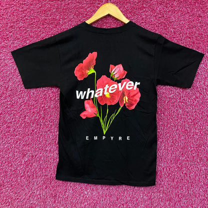 Empyre Whatever Forever Flower Graphic Design T-Shirt Small