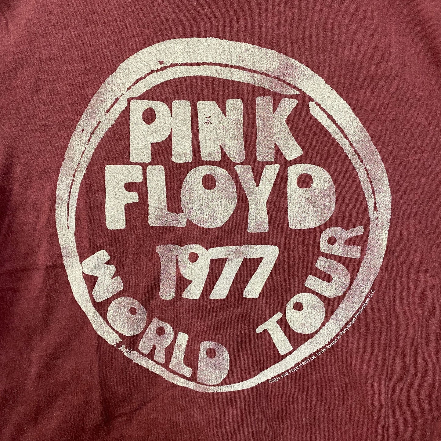 Pink Floyd World Tour Animals 1977 Crop Top Small