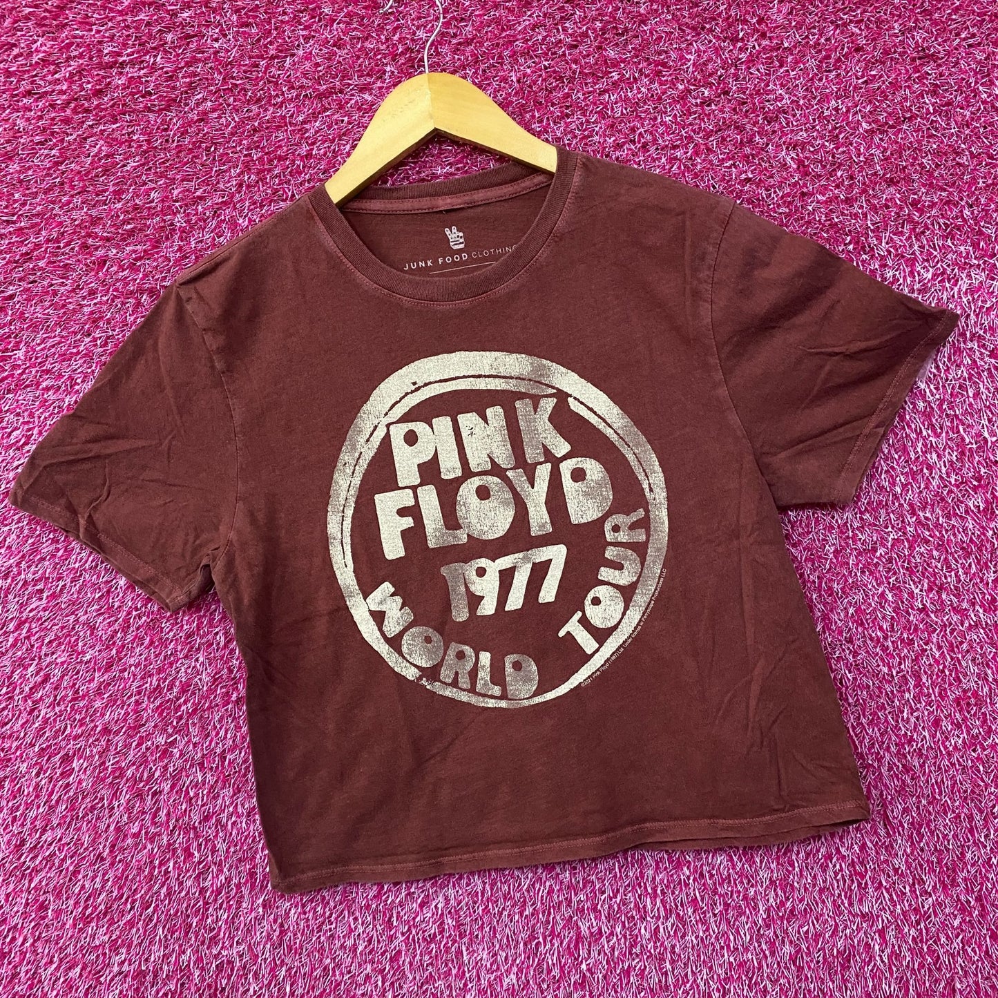 Pink Floyd World Tour Animals 1977 Crop Top Small