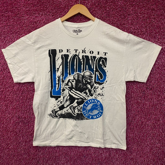 Junk Food Clothing NFL Detroit Lions Rushing Flea Market T-Shirt Medium