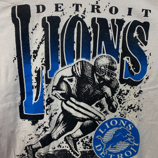 Junk Food Clothing NFL Detroit Lions Rushing Flea Market T-Shirt Medium