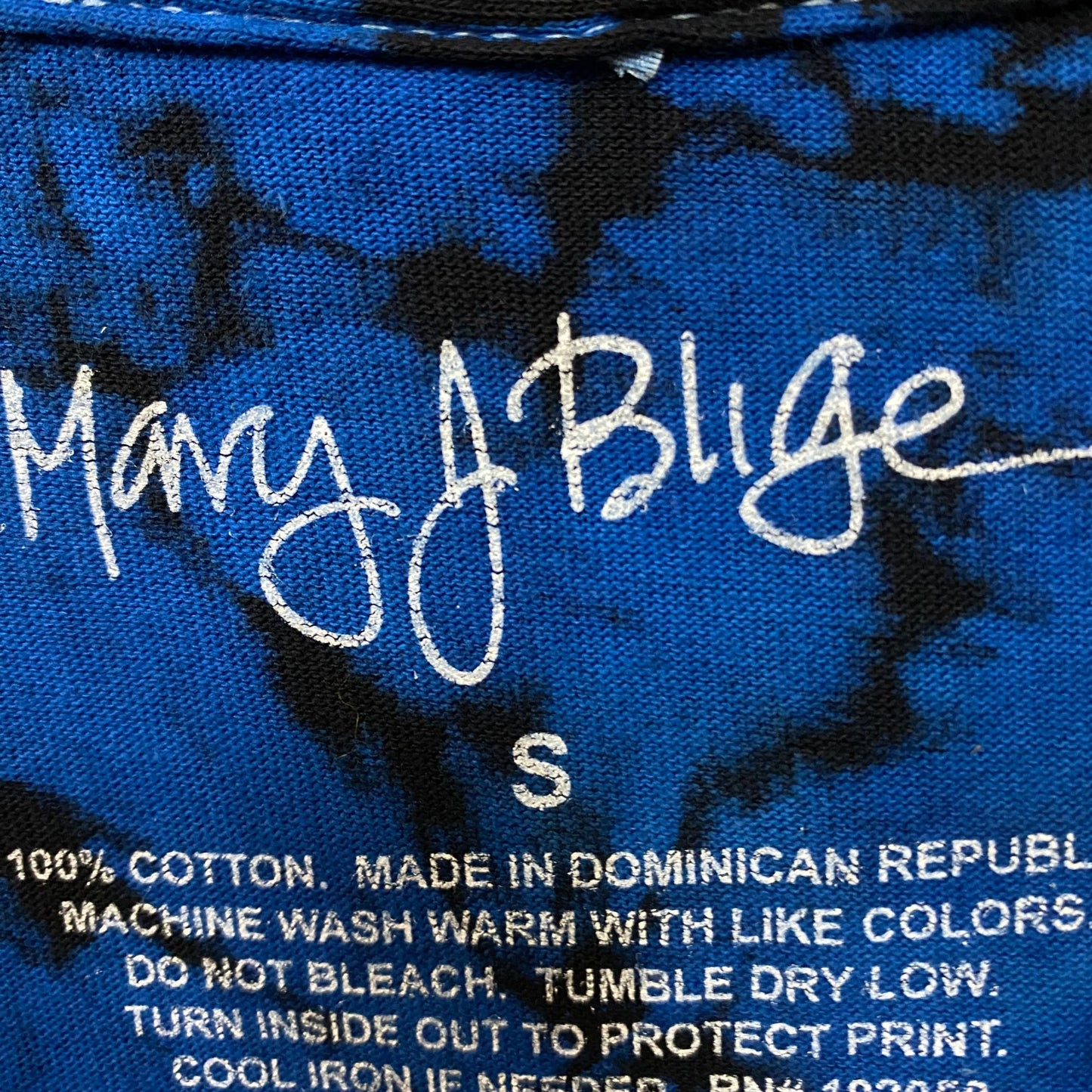 Mary J Blige The What Tie Dye Rap Tshirt size small