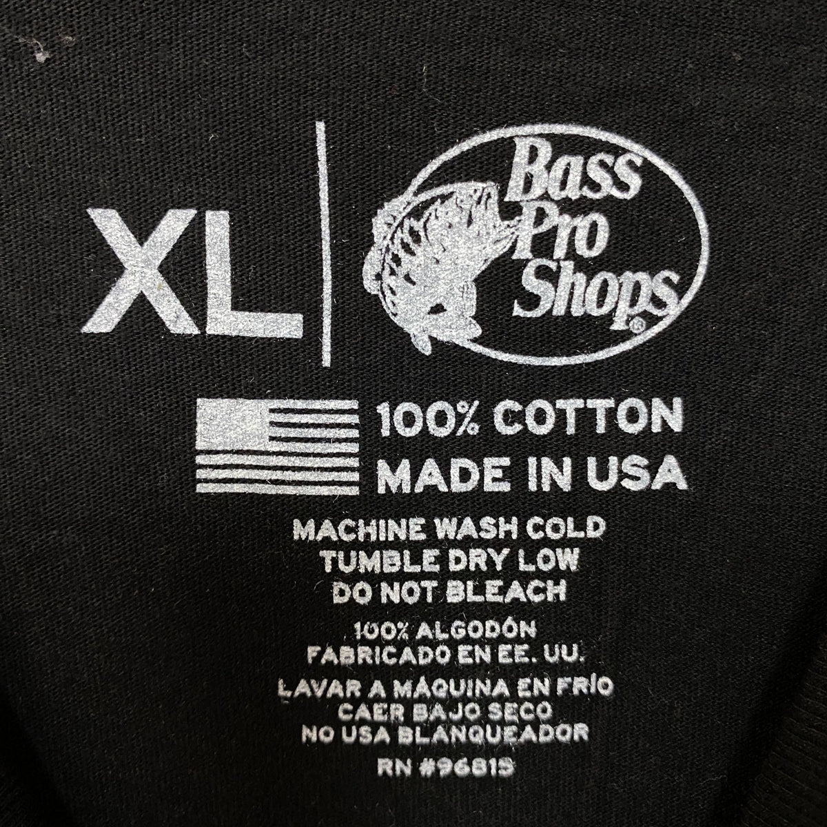 Bass Pro Shops American Patriot Flag Graphic T-Shirt XL