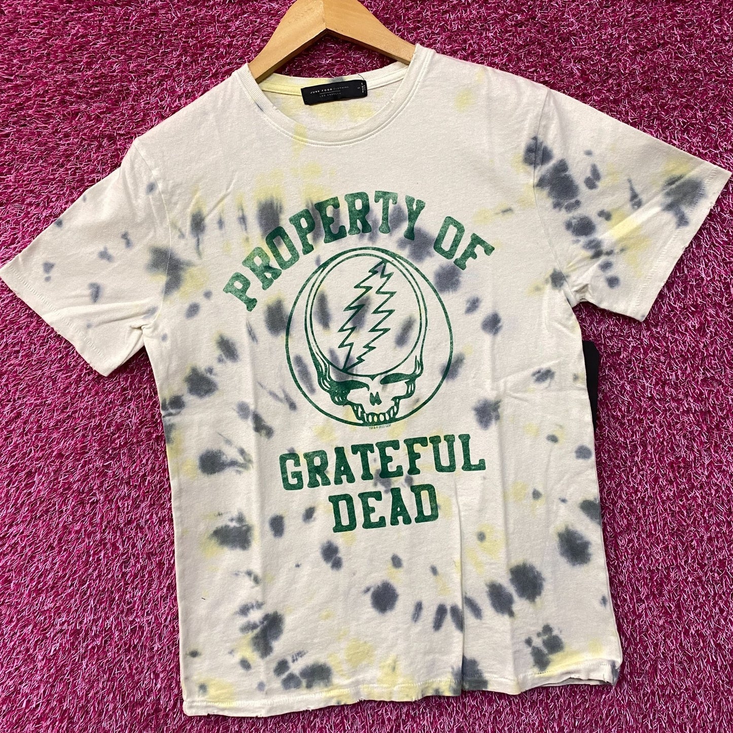 Property of Grateful Dead Vintage Style Tie Dye T-Shirt Small