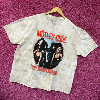 Motley Crue Every Mothers Worst Nightmare Tour 84 Oversized Tie dye XL