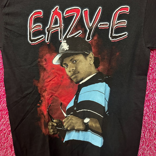 Eazy-E Ruthless Records NWA Poster West Coast Hip Hop Tee S