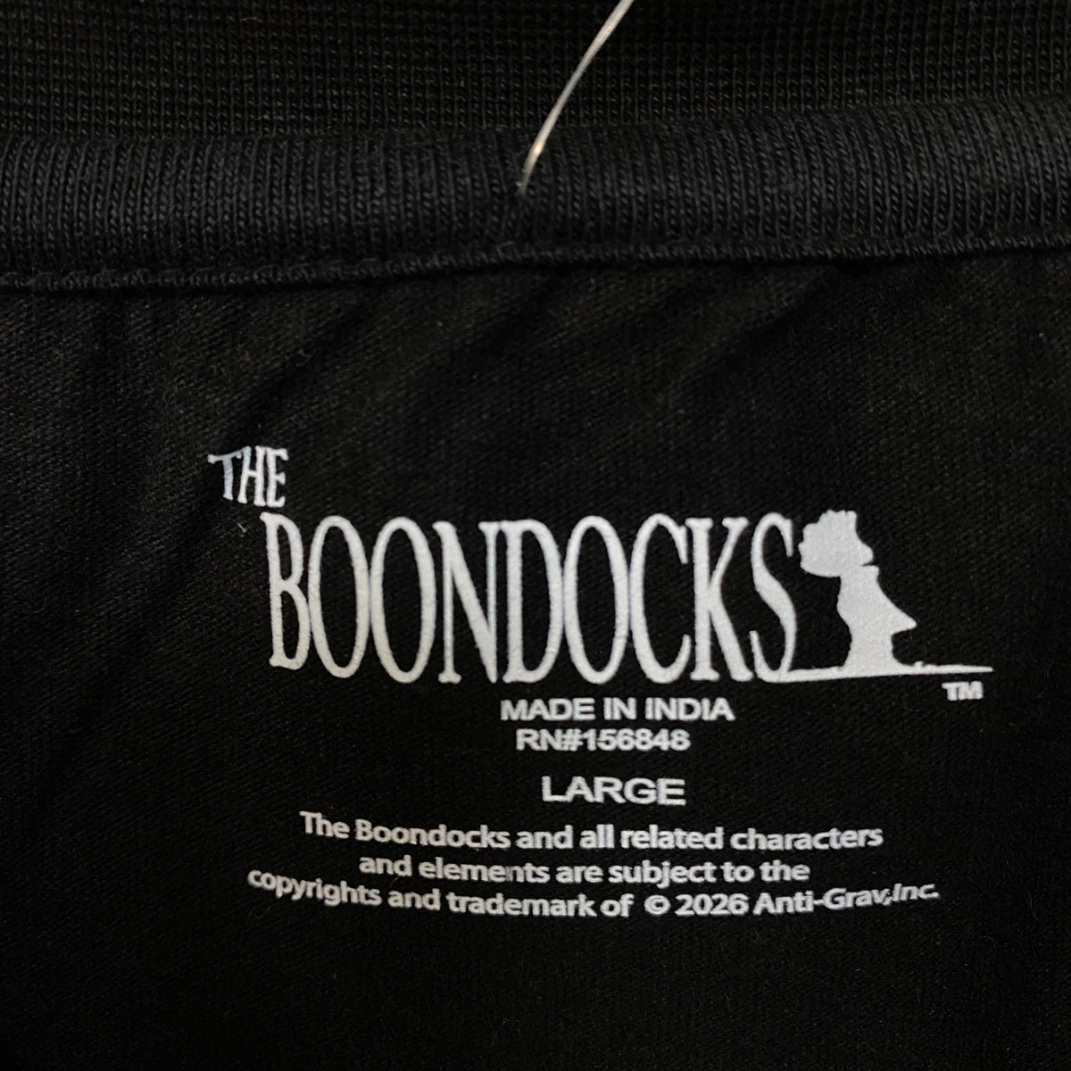 The Boondocks Thugnificent Mugshot Black T-Shirt Large
