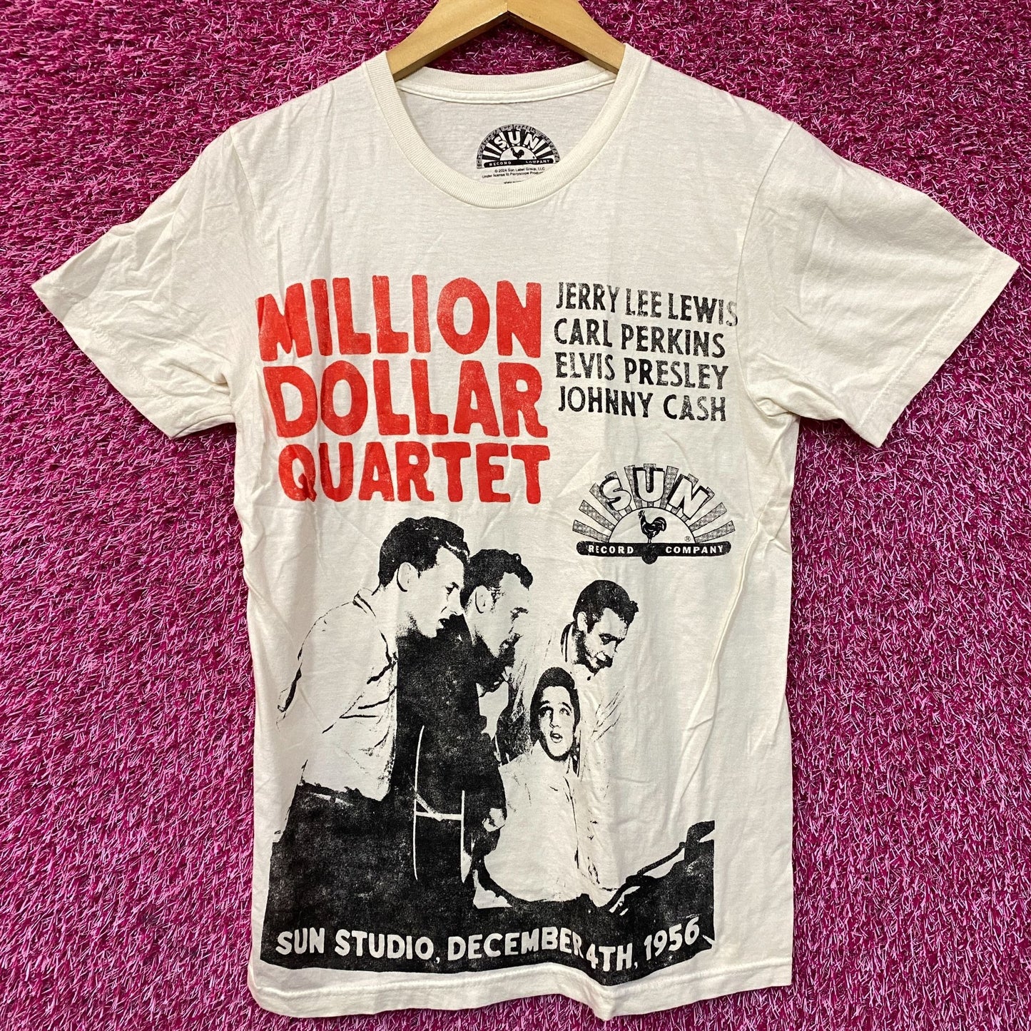 Sun Records Company Million Dollar Quartet T-Shirt Size Small