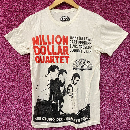 Sun Records Company Million Dollar Quartet T-Shirt Size Small