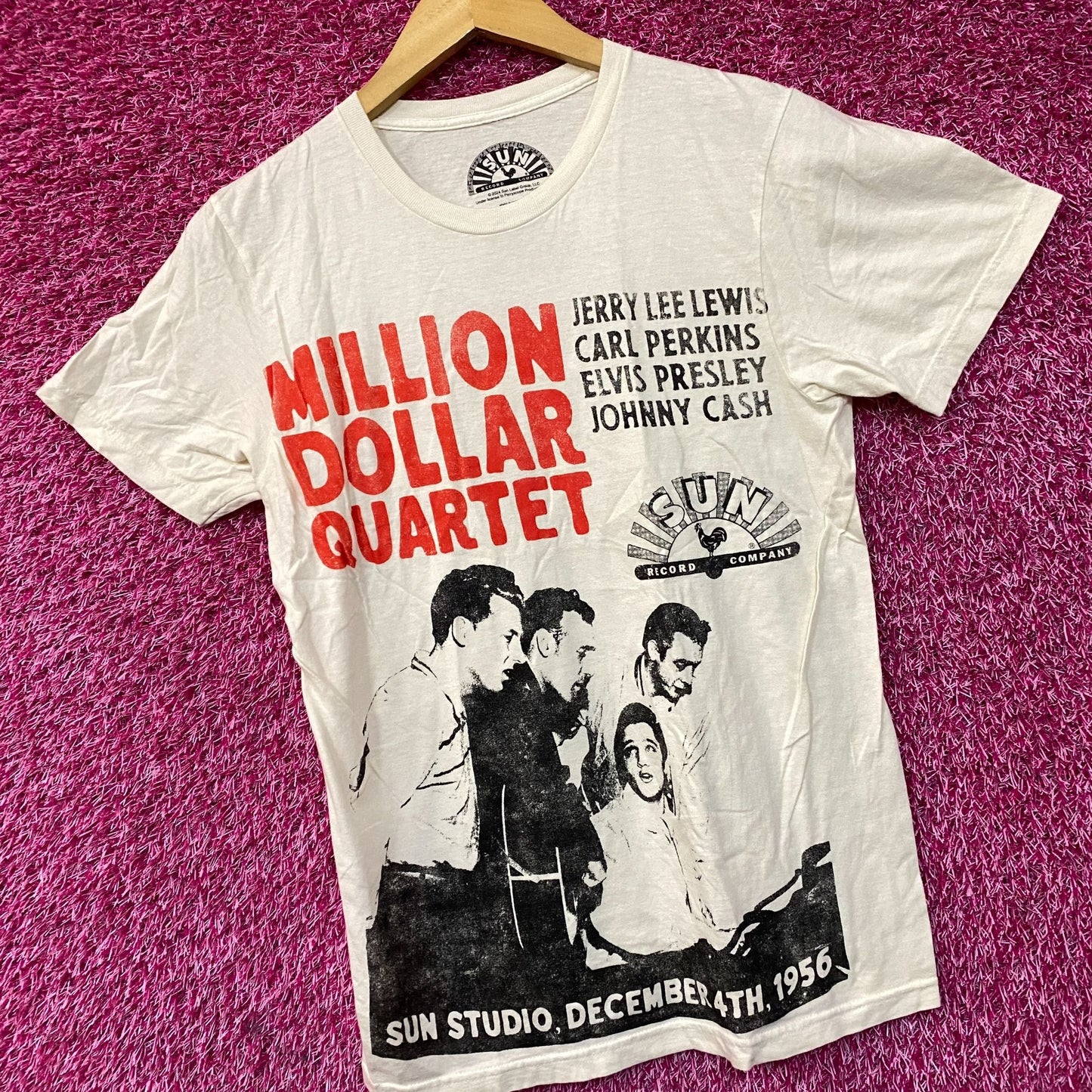 Sun Records Company Million Dollar Quartet T-Shirt Size Small