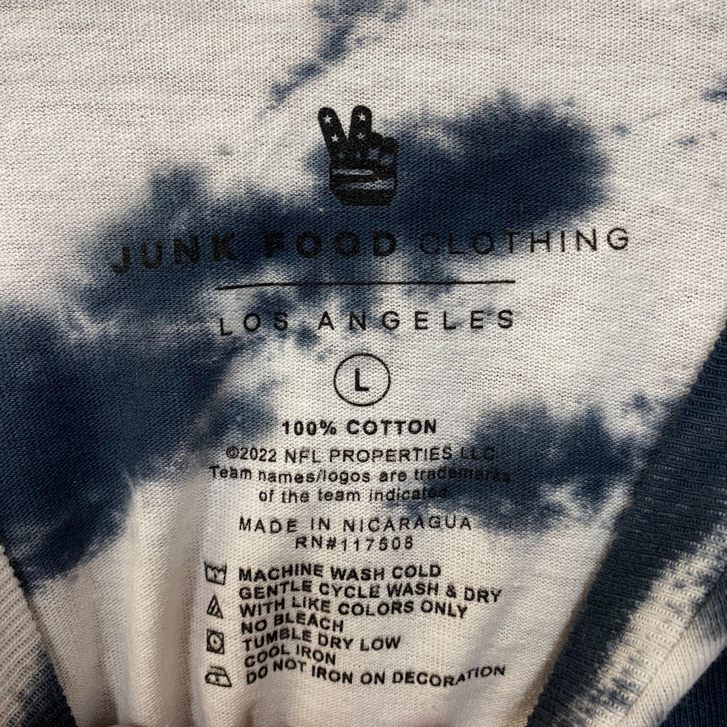 NFL AFC South Tennessee Titans Tie-Dye Long Sleeve Shirt Large