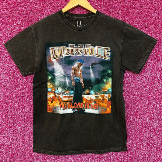 Lil Wayne Tha Block is Hot Cash Money Records Rap Tee Medium