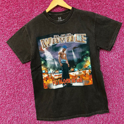 Lil Wayne Tha Block is Hot Cash Money Records Rap Tee Medium
