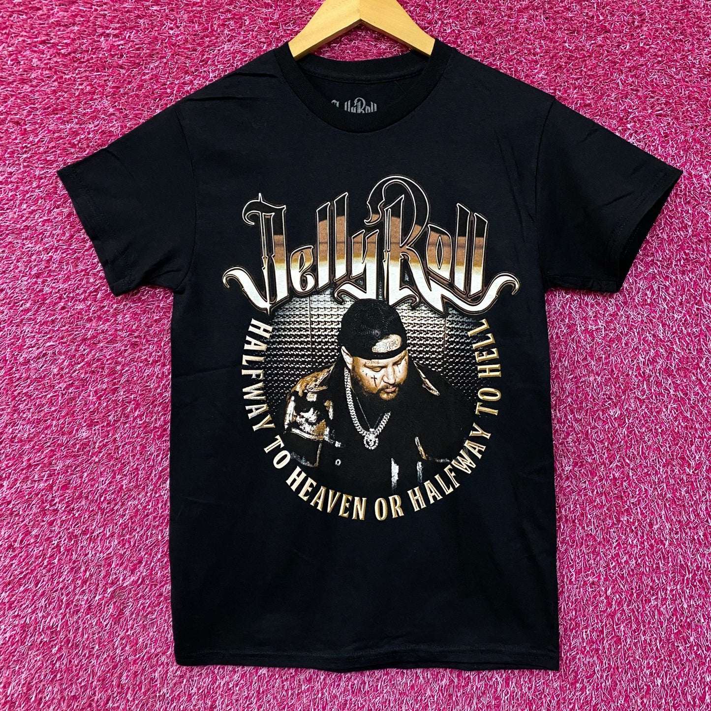 Jelly Roll Halfway To Hell Whitsitt Chapel Album T-Shirt Small