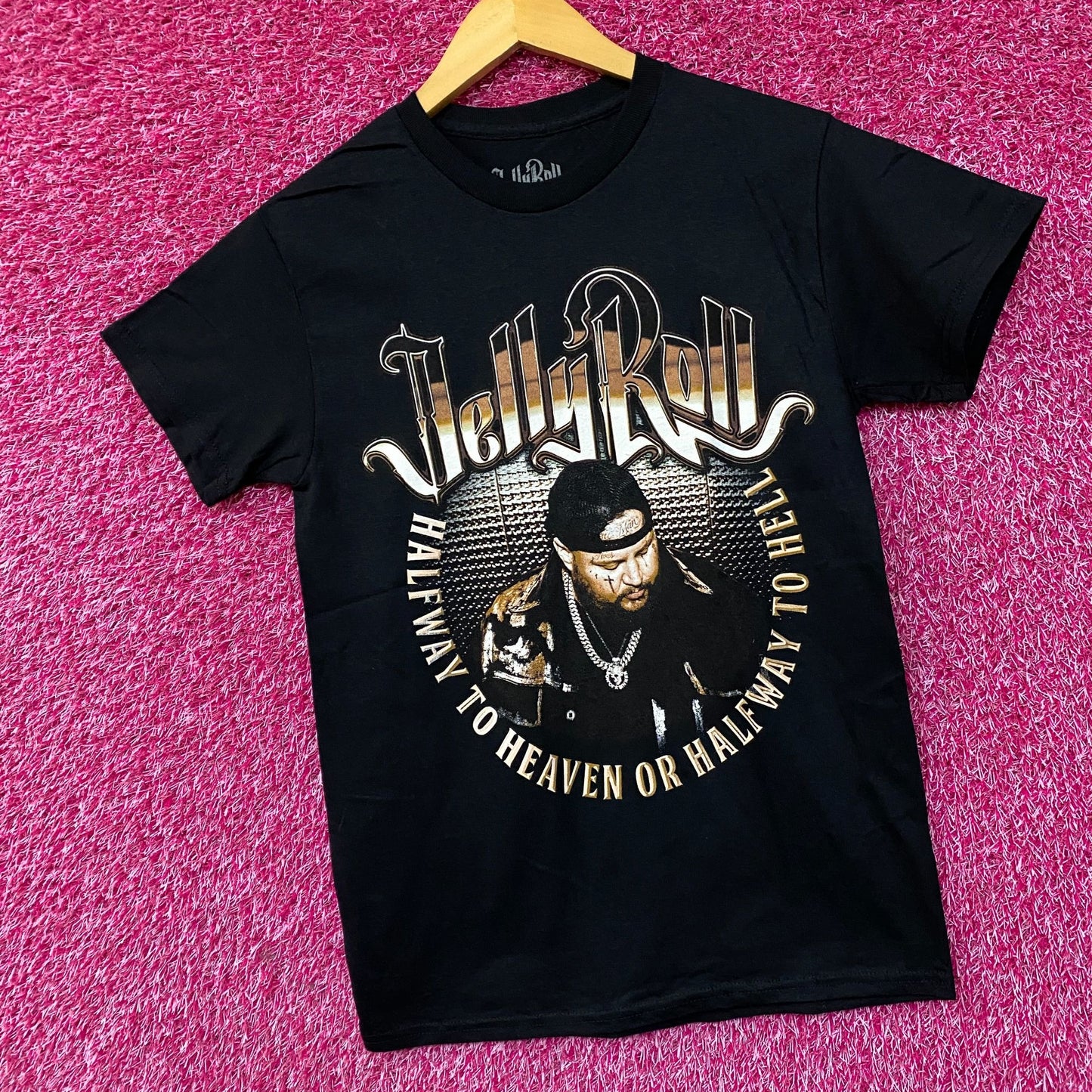 Jelly Roll Halfway To Hell Whitsitt Chapel Album T-Shirt Small