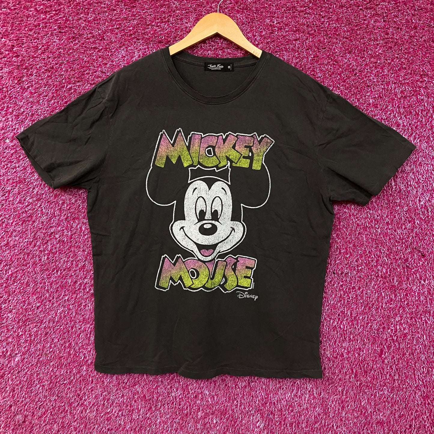 Junk Food x Disney Retro Mickey Mouse Graphic Women's T-Shirt XL