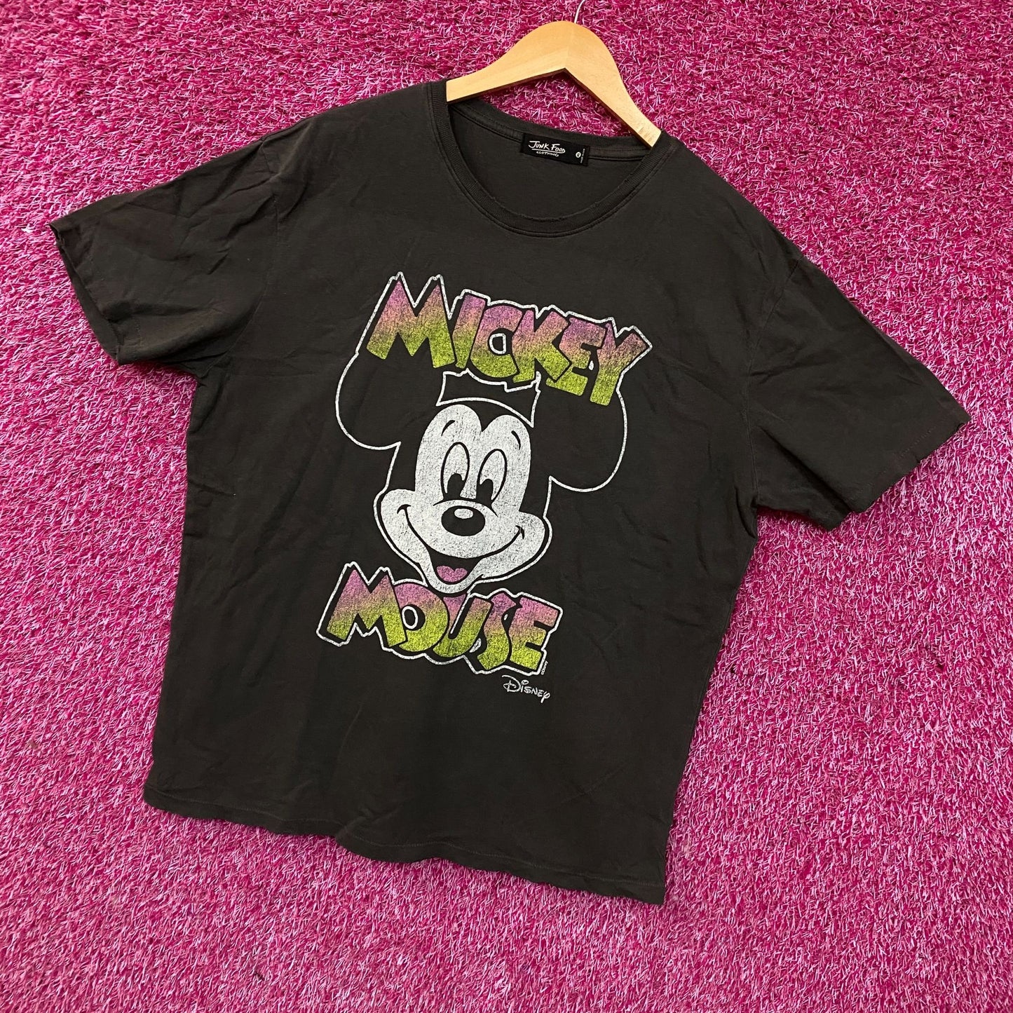 Junk Food x Disney Retro Mickey Mouse Graphic Women's T-Shirt XL