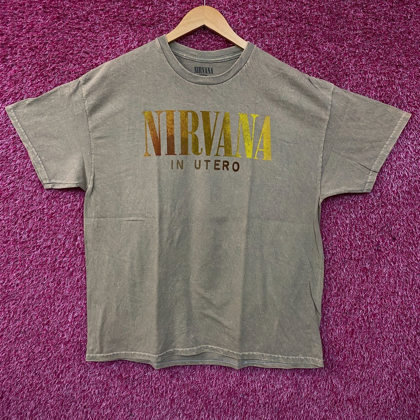Nirvana In Utero Album Grunge Band T-Shirt XL