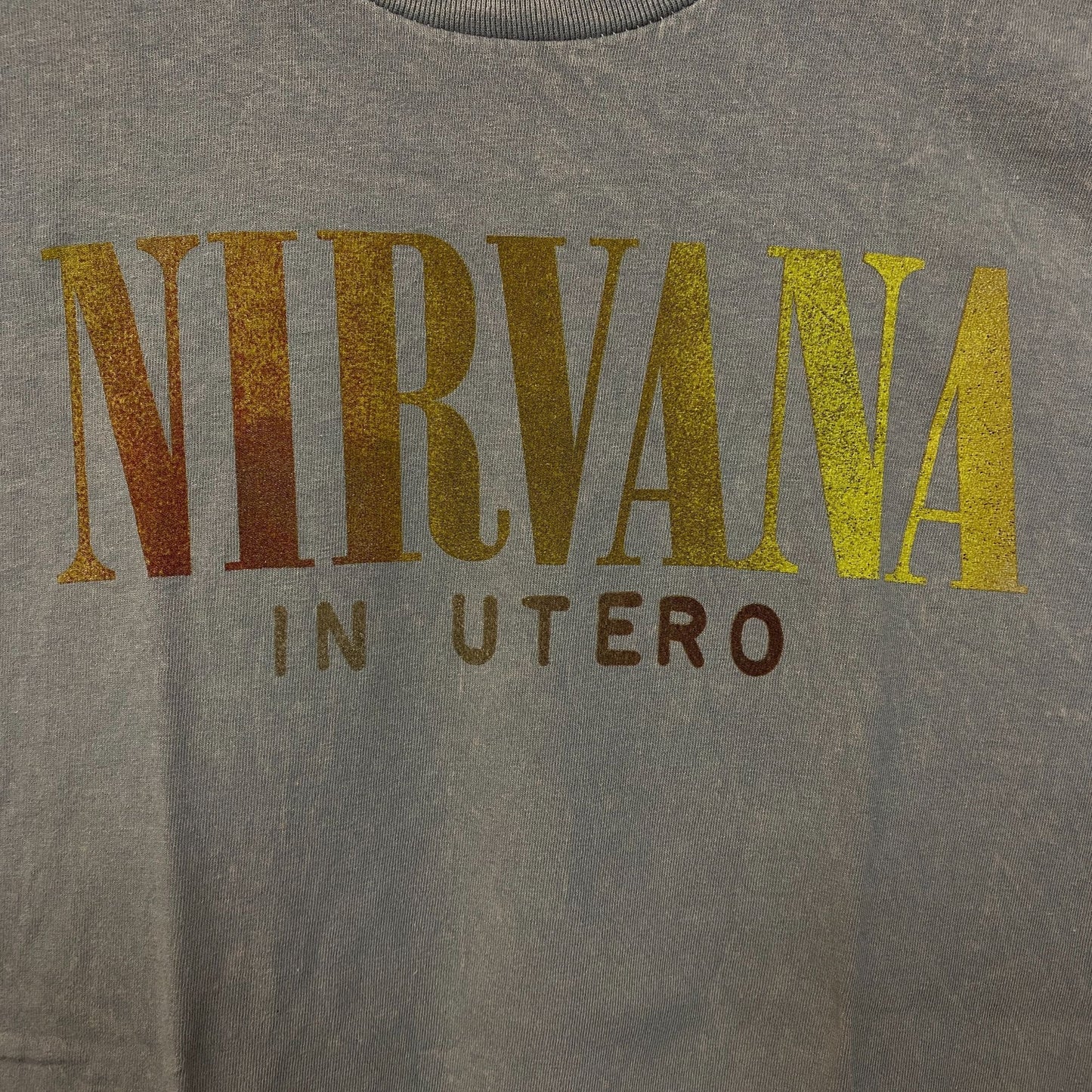 Nirvana In Utero Album Grunge Band T-Shirt XL