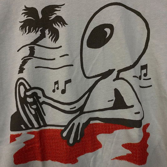 Junk Food Clothing Alien Driving Vintage Style Tee XS