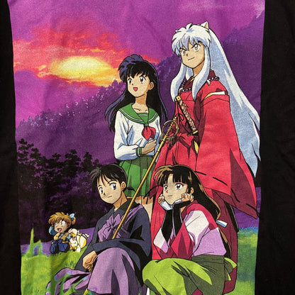 Inuyasha Sunset Team Retro Anime T-Shirt Extra Small