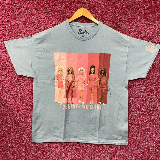 Barbie Together We Shine Blue T-Shirt XL
