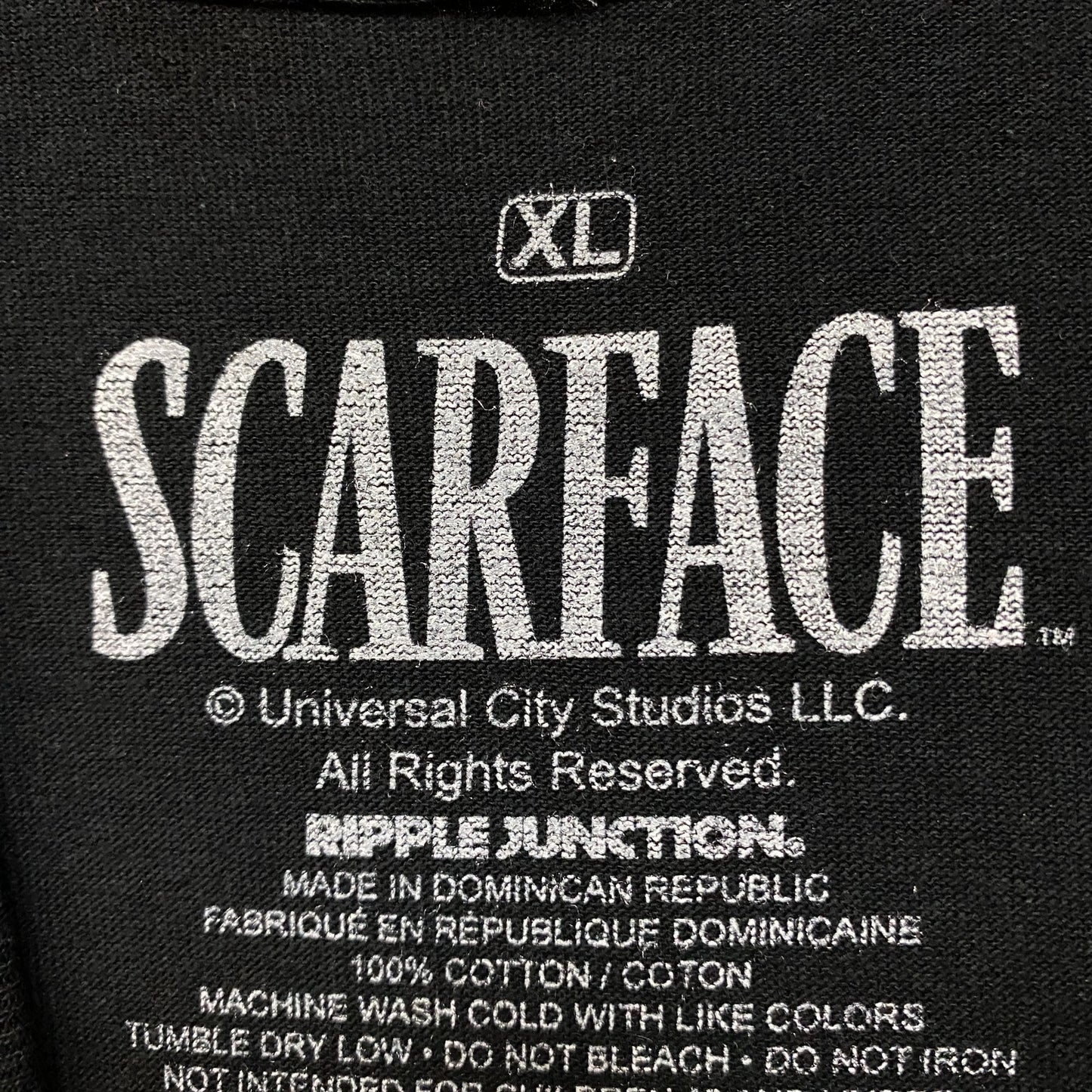 Tony Montana Scarface Film Tshirt size Extra Large