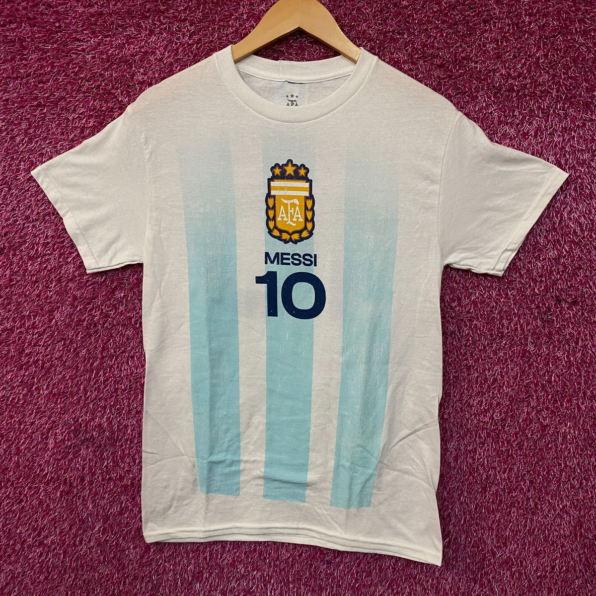 Adidas Argentina #10 Lionel Messi Graphic T-Shirt Small
