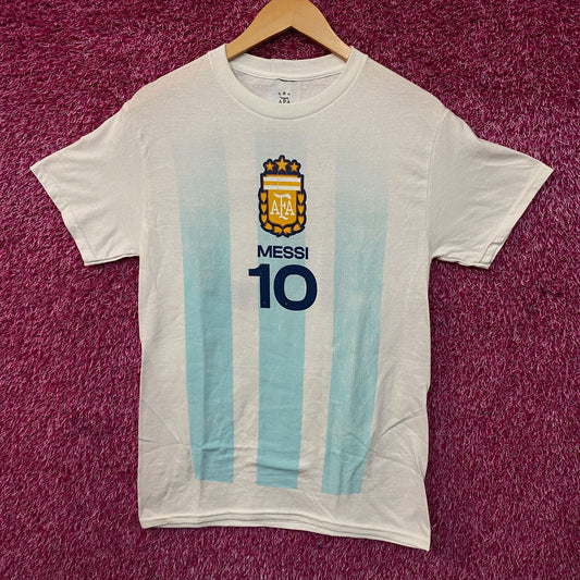 Adidas Argentina #10 Lionel Messi Graphic T-Shirt Small