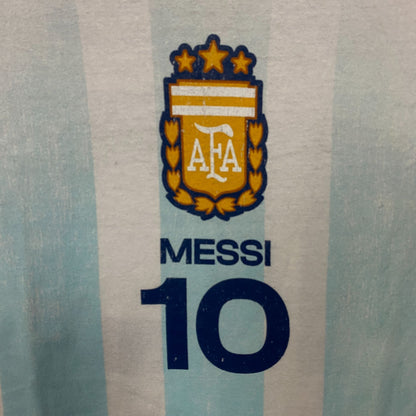 Adidas Argentina #10 Lionel Messi Graphic T-Shirt Small