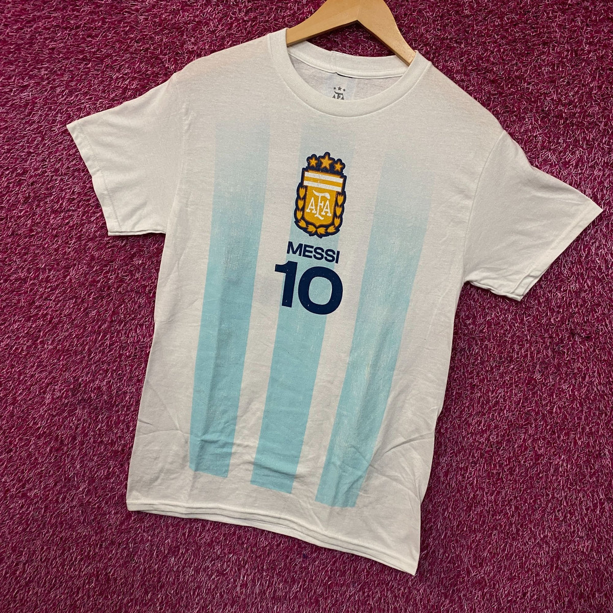 Adidas Argentina #10 Lionel Messi Graphic T-Shirt Small