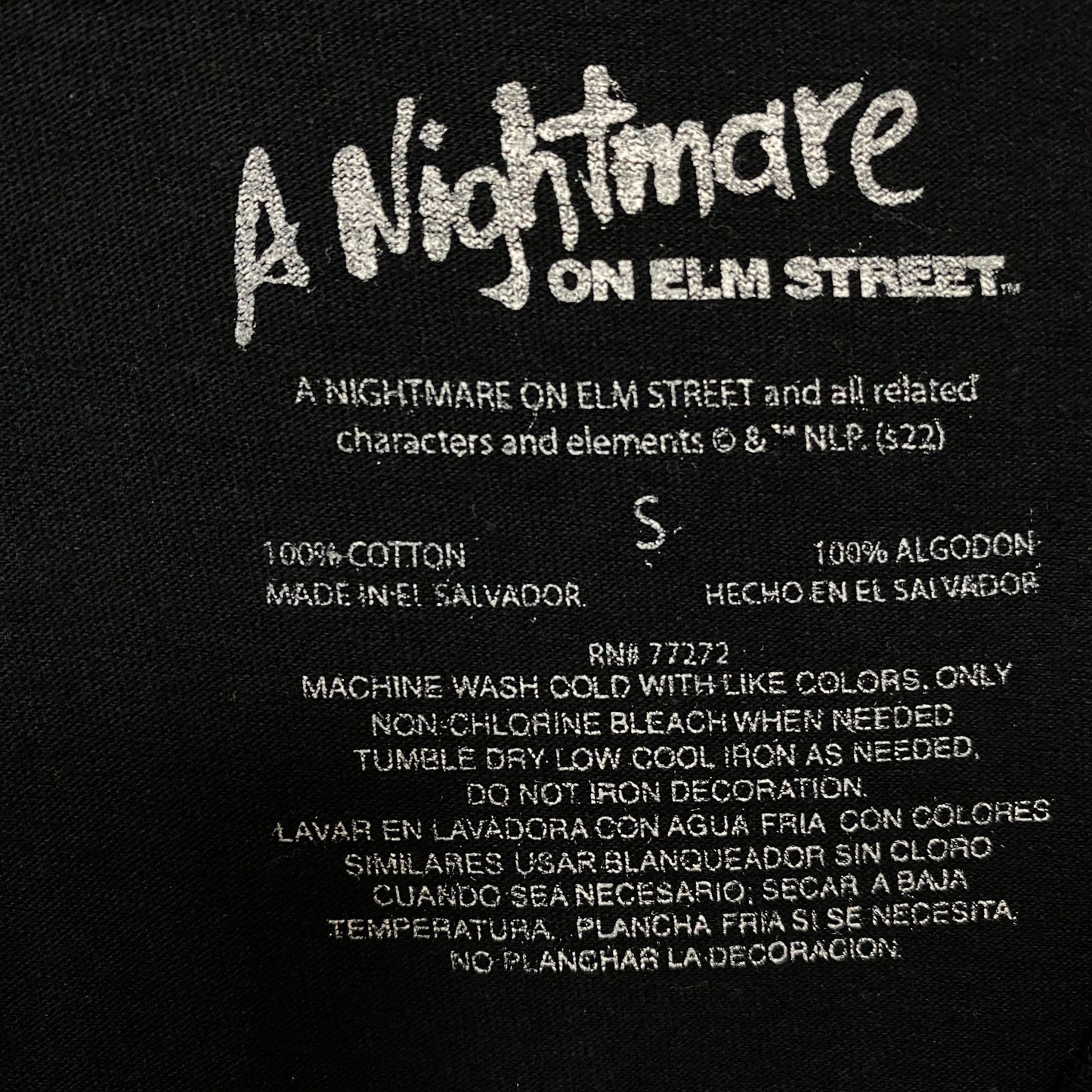 A Nightmare On Elm Street Freddy's Dead Final Nightmare T-Shirt Small
