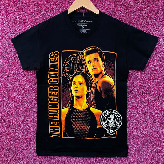 The Hunger Games Katniss & Peeta District 12 Graphic T-Shirt Small