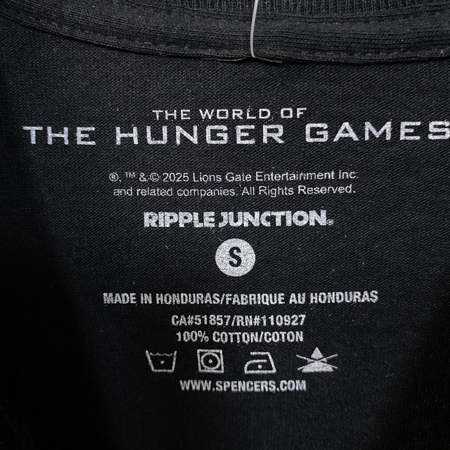 The Hunger Games Katniss & Peeta District 12 Graphic T-Shirt Small