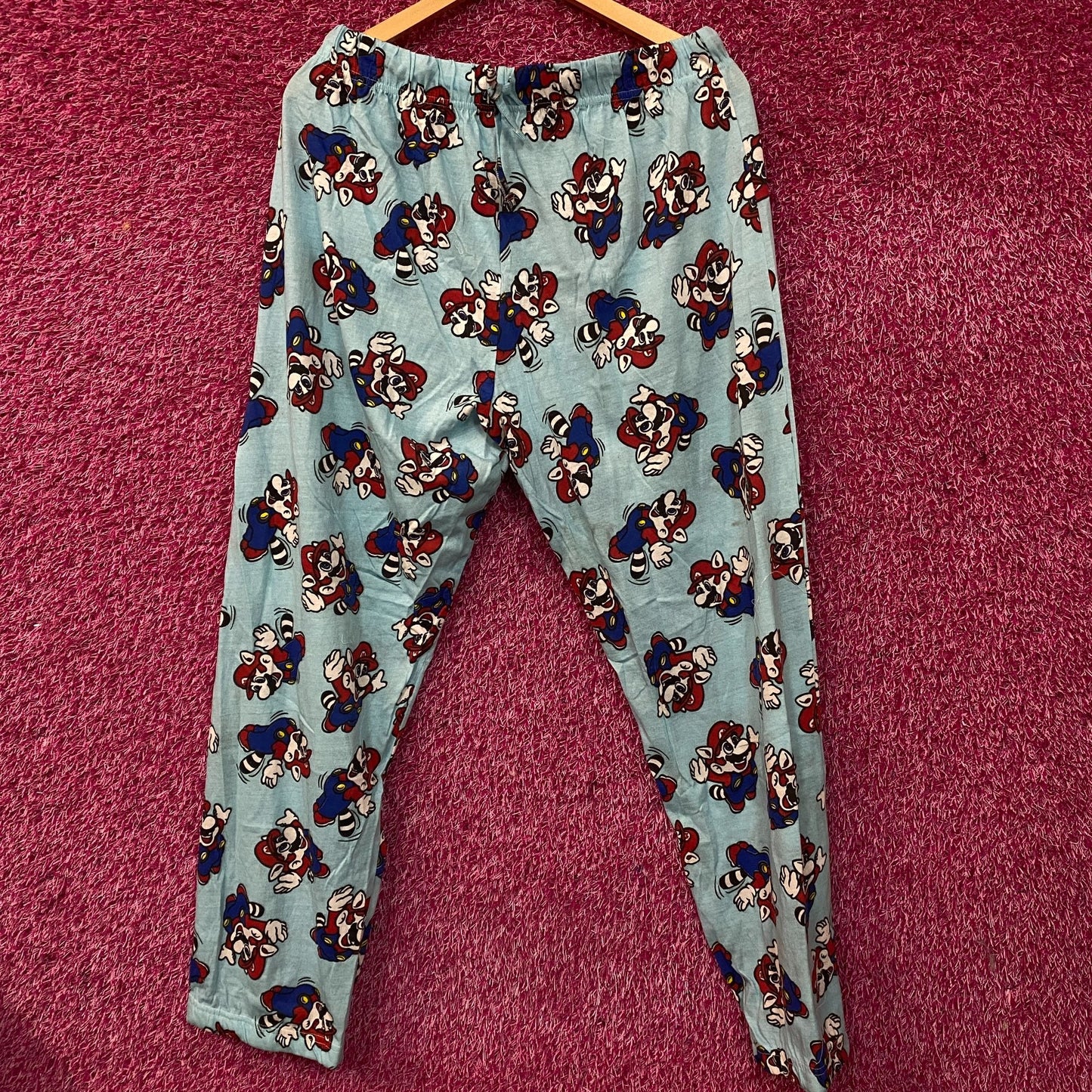 Nintendo Super Mario Bros. 3 Tanooki Suit Pajama Lounge Pants 2XL