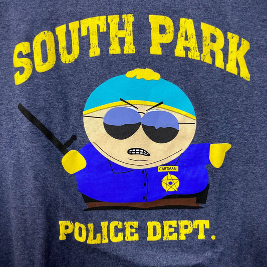 South Park Police Dept. Eric Cartman - Respect My Authority - Long Sleeve T-Shirt Medium