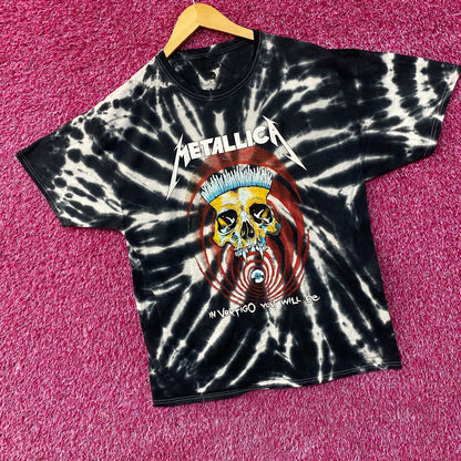 Metallica Vertigo You Will Be Rock Spiral Tie Dye T-Shirt Large