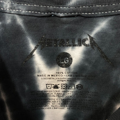 Metallica Vertigo You Will Be Rock Spiral Tie Dye T-Shirt Large
