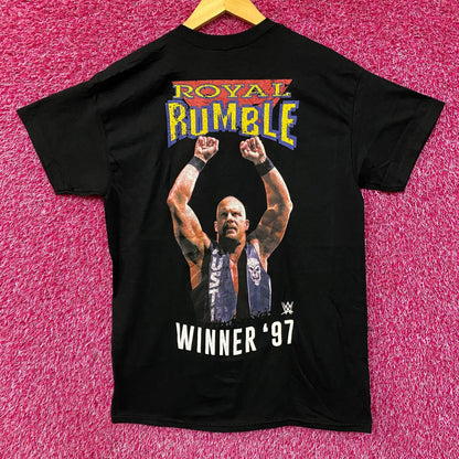 WWE Stone Cold Royal Rumble Winner 97 T-Shirt Medium