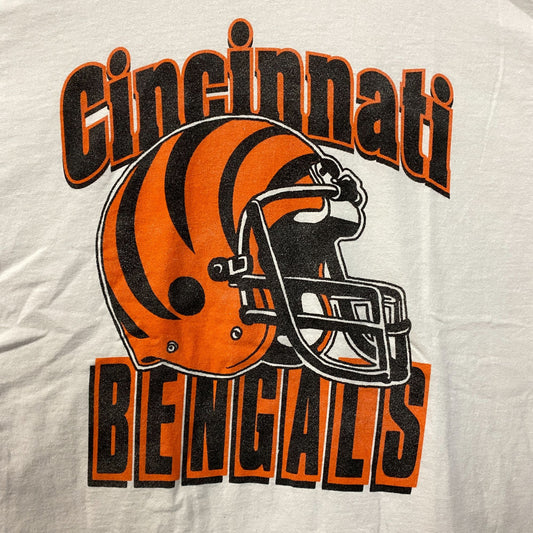 Junk Food Clothing NFL Cincinnati Bengals Helmet Logo T-Shirt Large